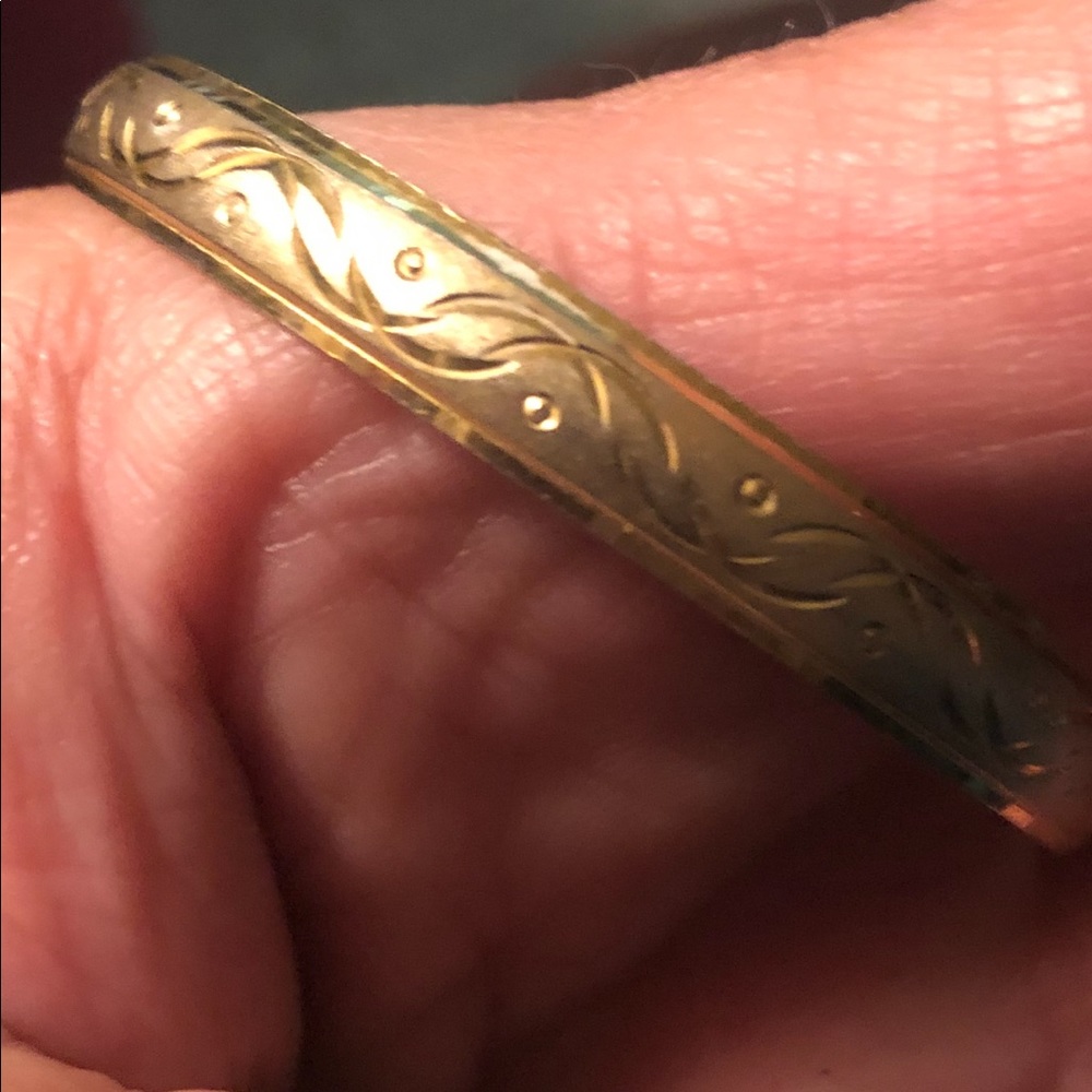 Child’s Gold over Sterling Bracelet